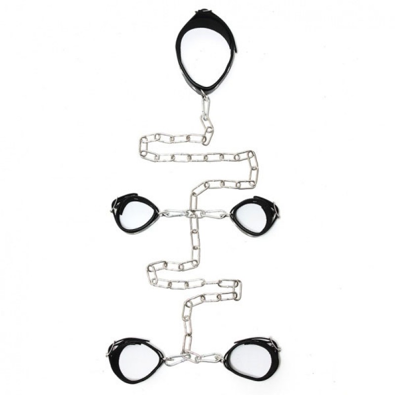 The Offering – Leather Full-Body Chain Restraint Set | Velvet Vice